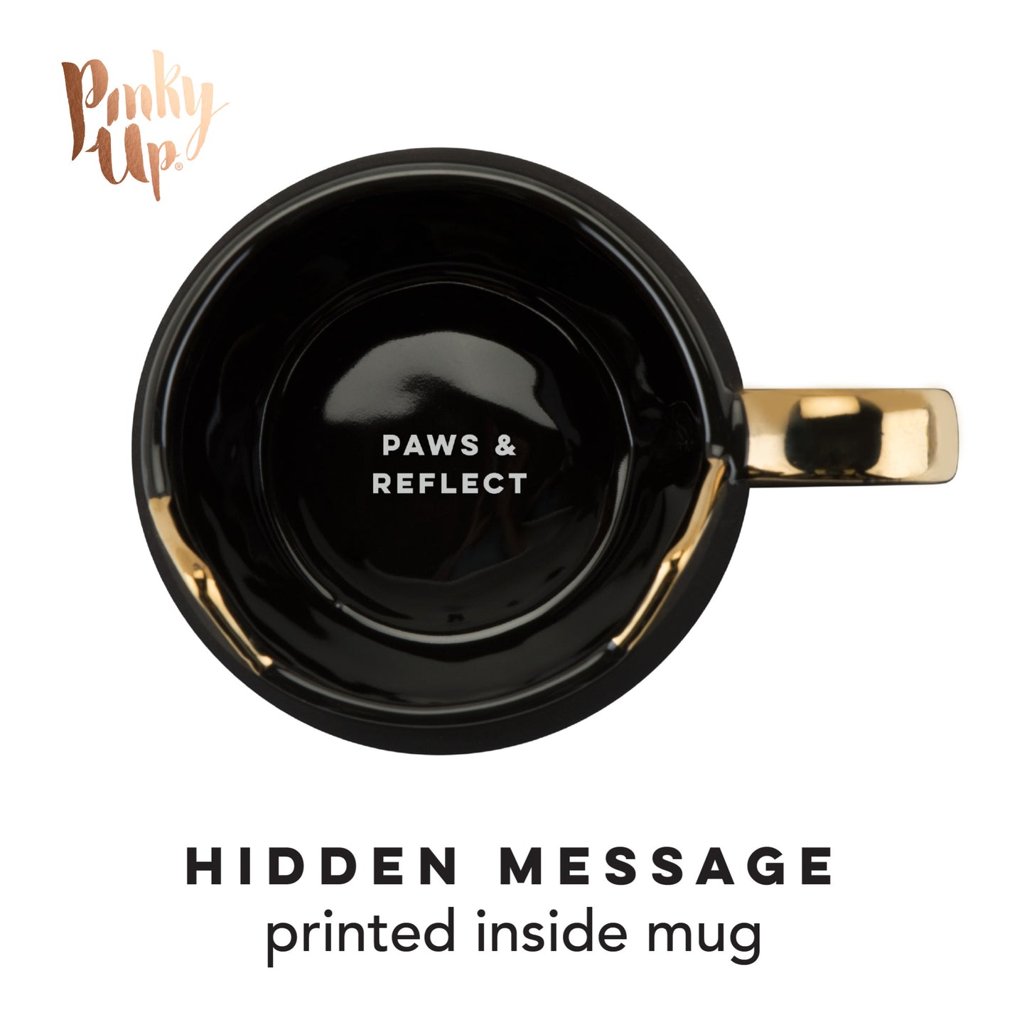 Chloe Black Cat Mug Pinky Up®