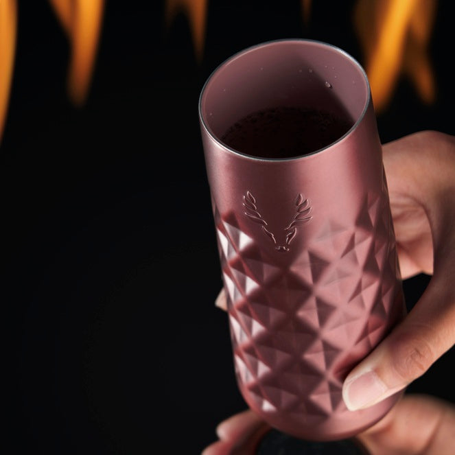 Paragon Stainless Steel Champagne Flute in Rose Viski®