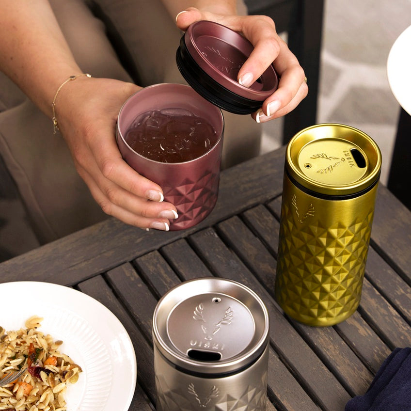 Paragon Stainless Steel Rocks Tumbler in Rose Viski®