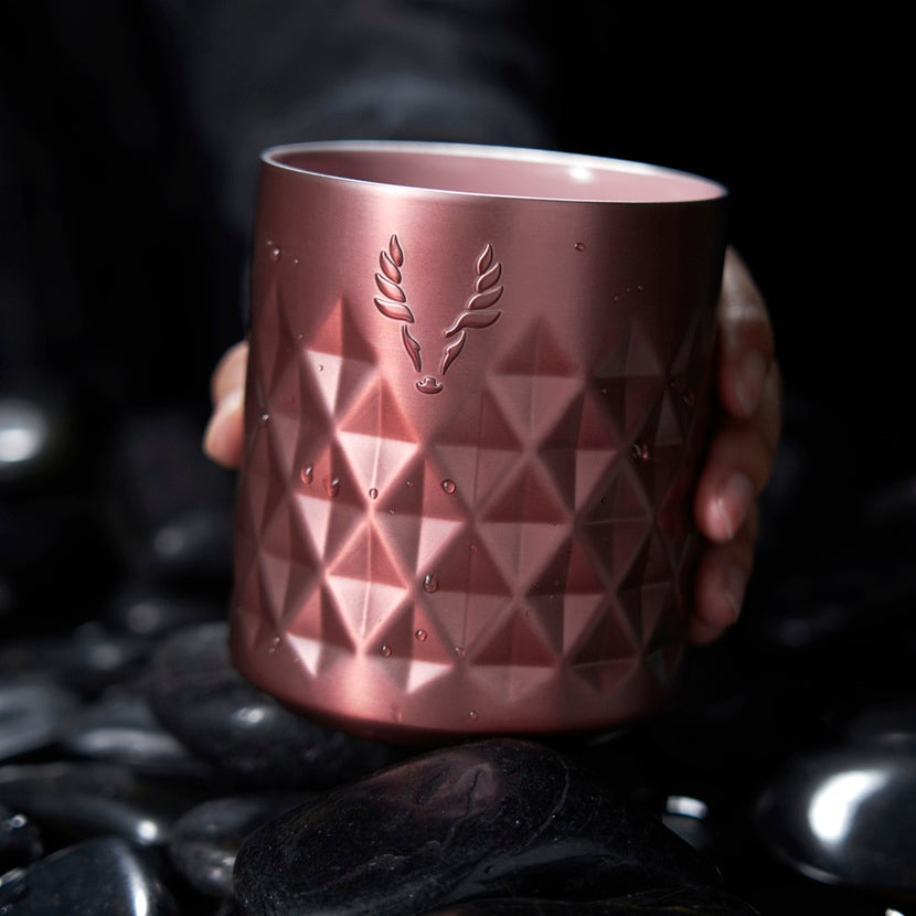 Paragon Stainless Steel Rocks Tumbler in Rose Viski®