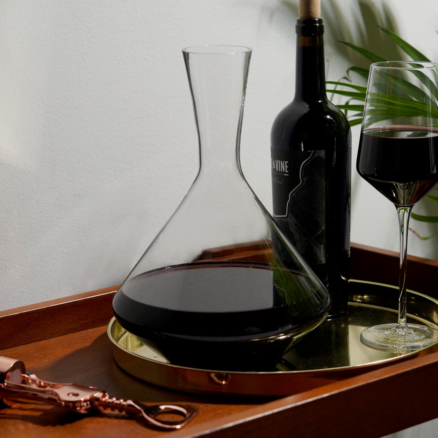Raye 60 Oz Crystal Angled Wine Decanter Viski®