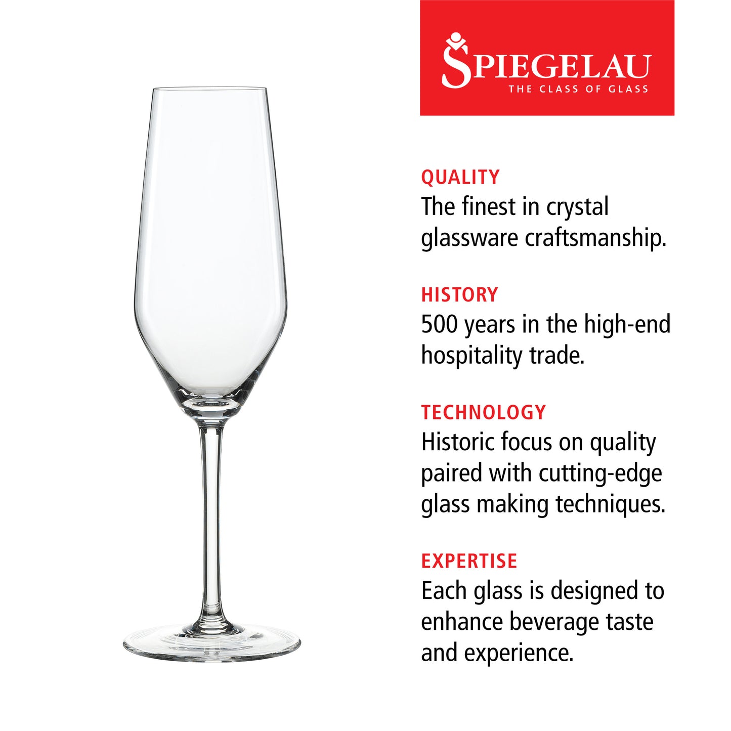 Spiegelau Style 8.5 Oz champagne Flutes (Set of 4)