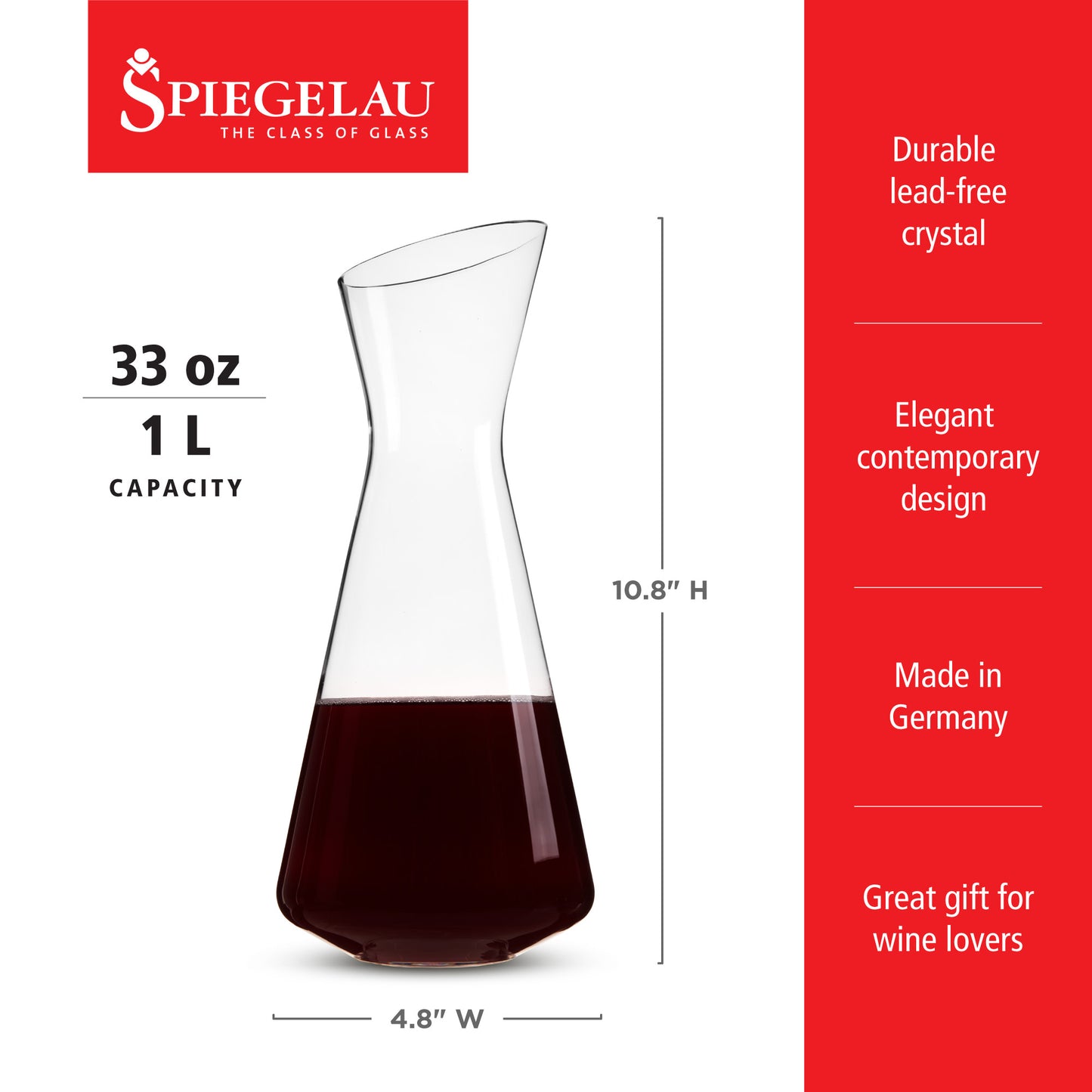 Spiegelau Style 33.8 Oz Wine Decanter
