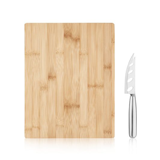 Bamboo Board & Knife Set by True