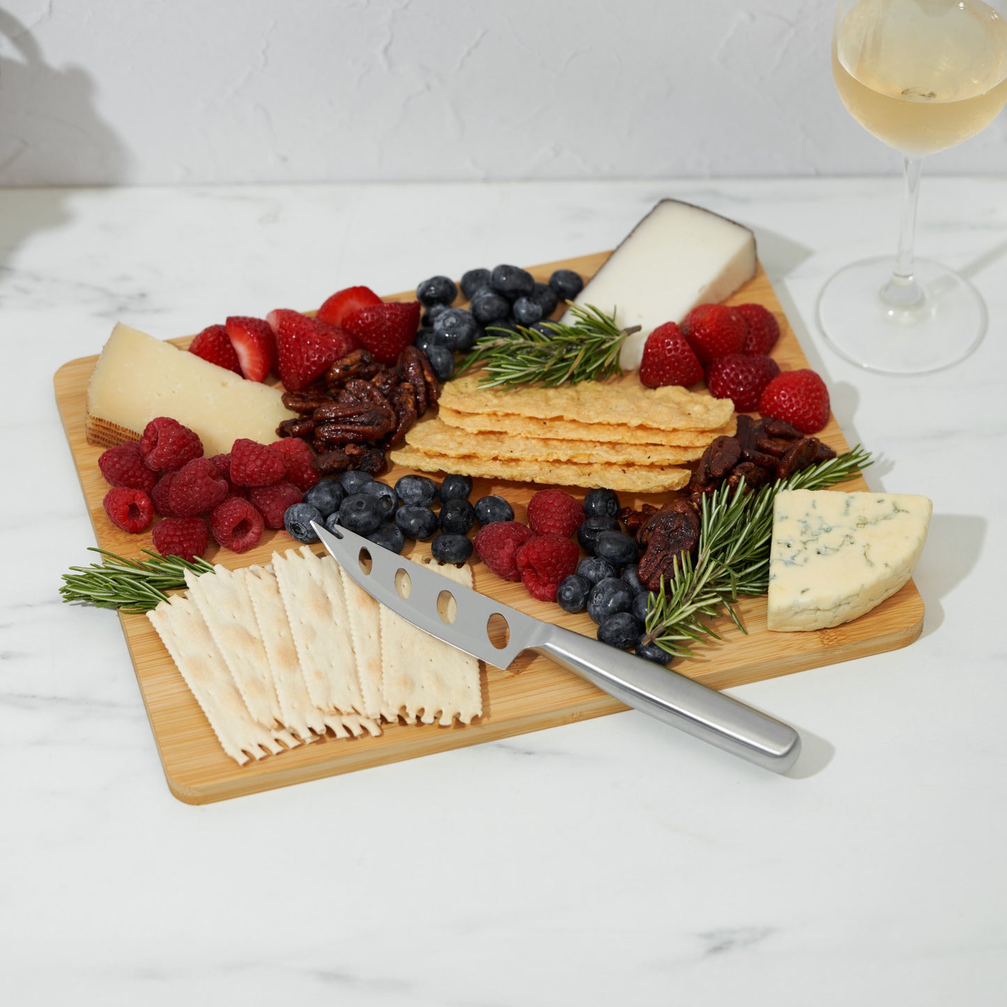 Bamboo Board & Knife Set by True