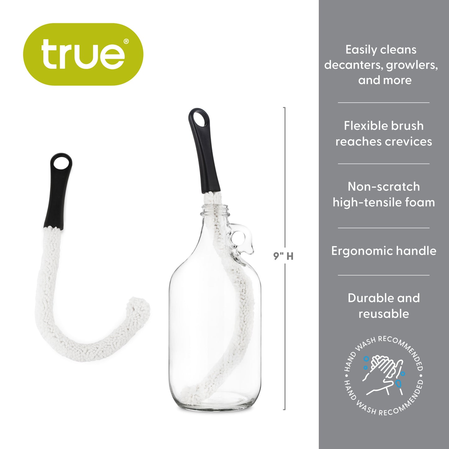 Scrub: Decanter & Growler Brush