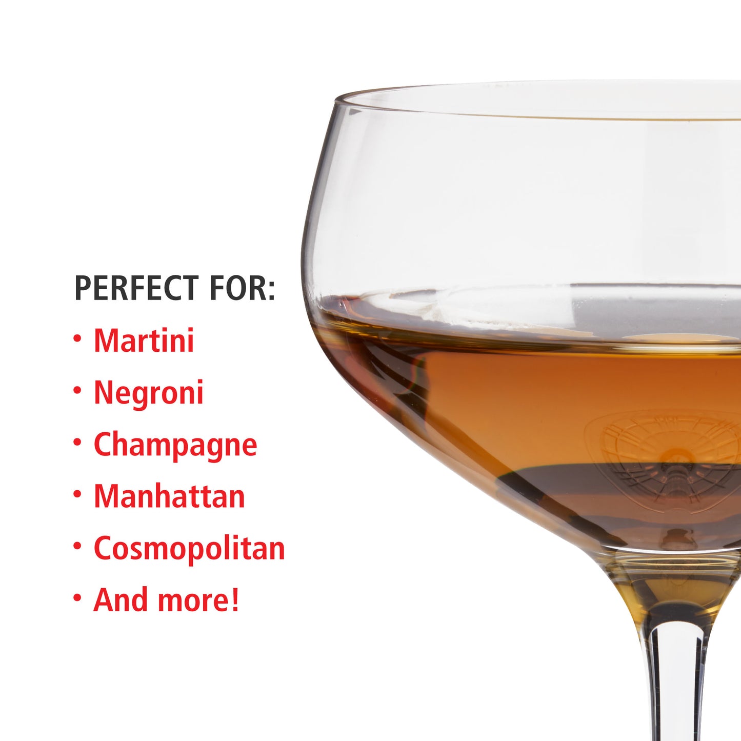 Spiegelau 8.3 Oz Perfect Coupette Glasses (Set of 4)