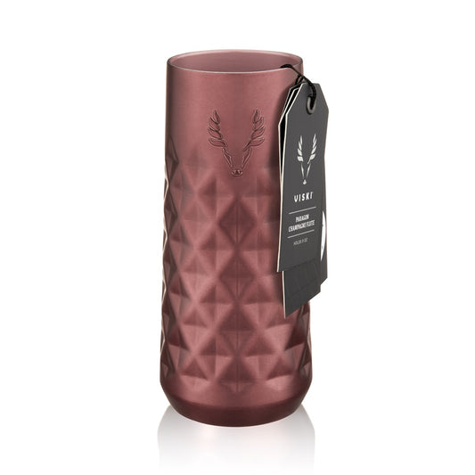 Paragon Stainless Steel Champagne Flute in Rose Viski®