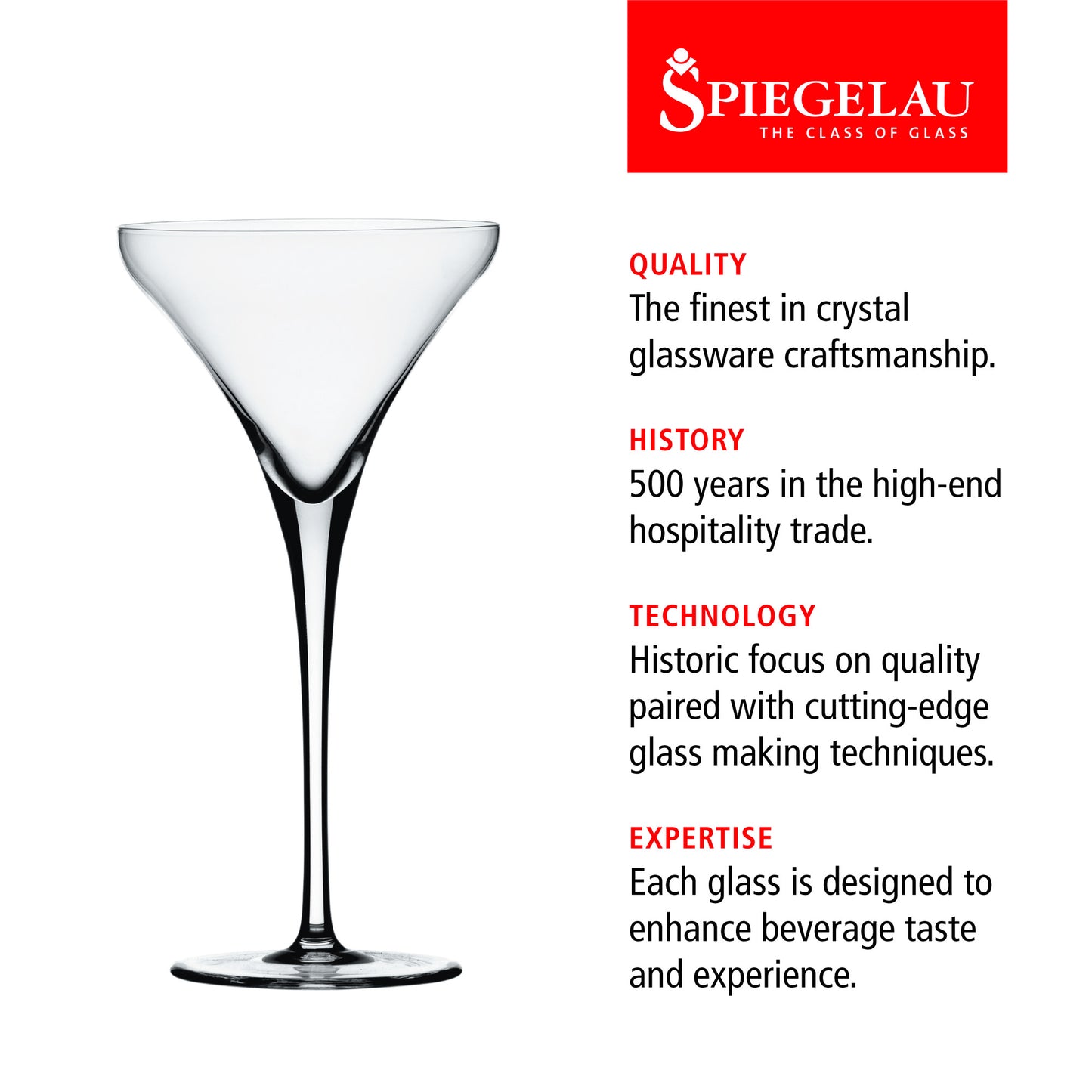 Spiegelau 9.2 Oz Willsberger Martini Glasses (Set of 4)