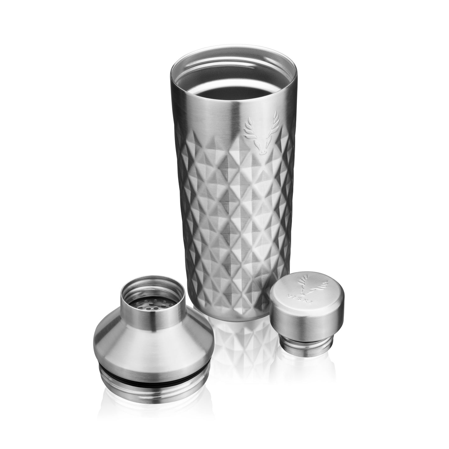 Paragon Platinum Stainless Steel Cocktail Shaker Viski®