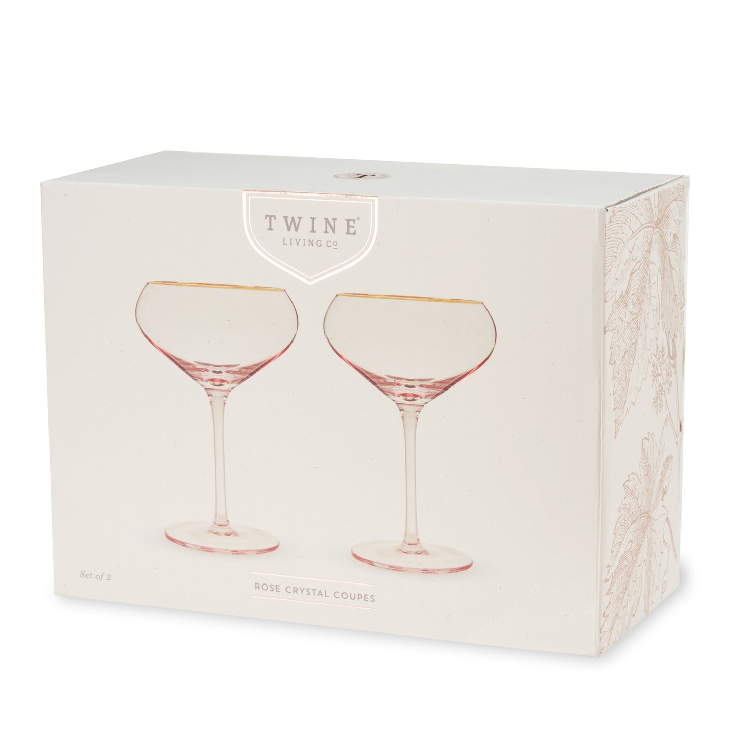 Rose Crystal Coupe by Twine Living®