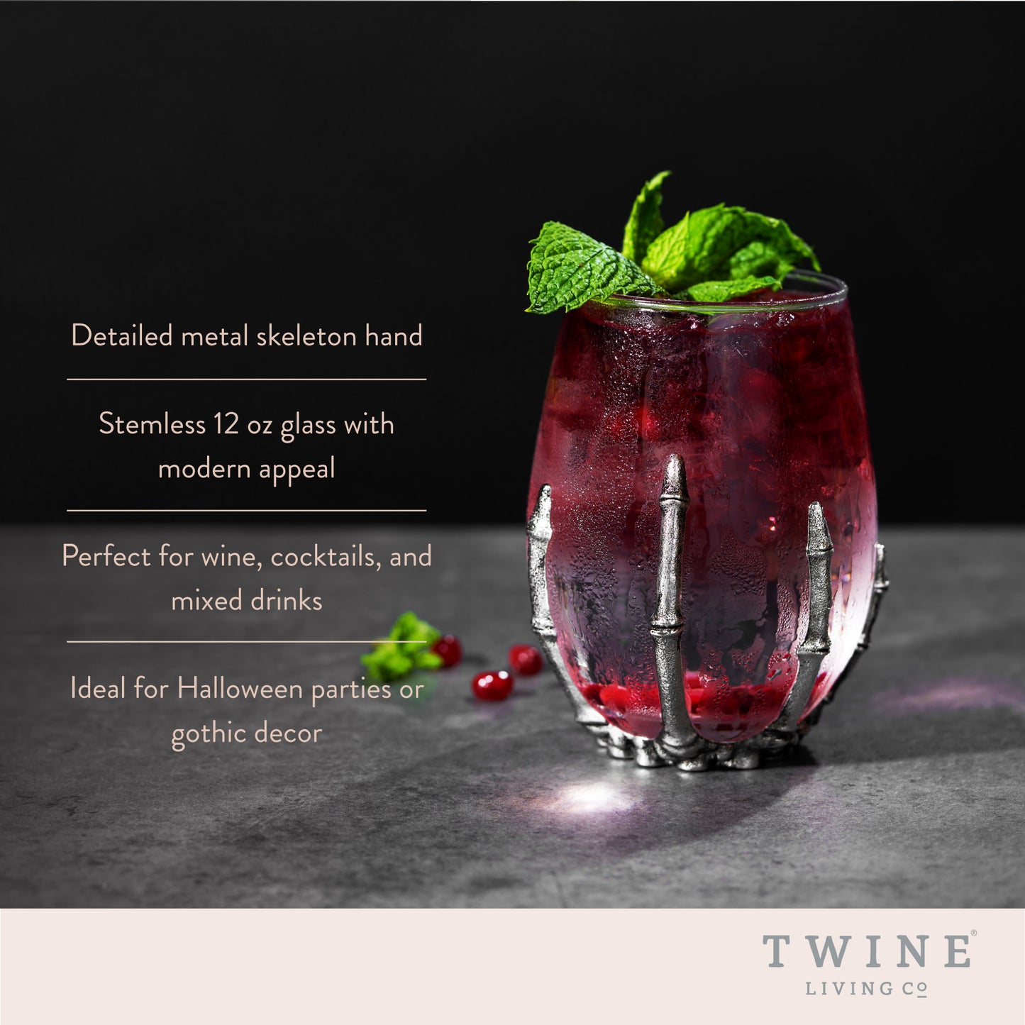 Skeleton Wine Glass Twine®